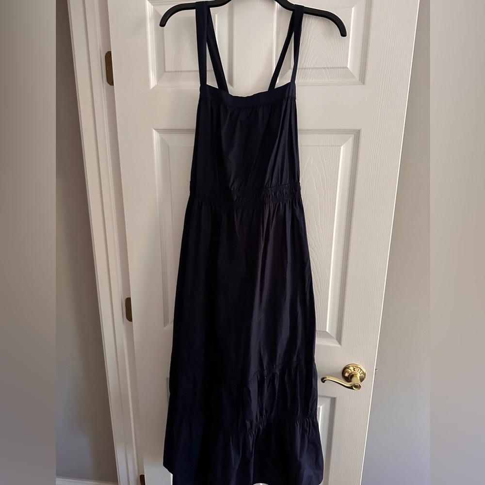 Navy maxi dress